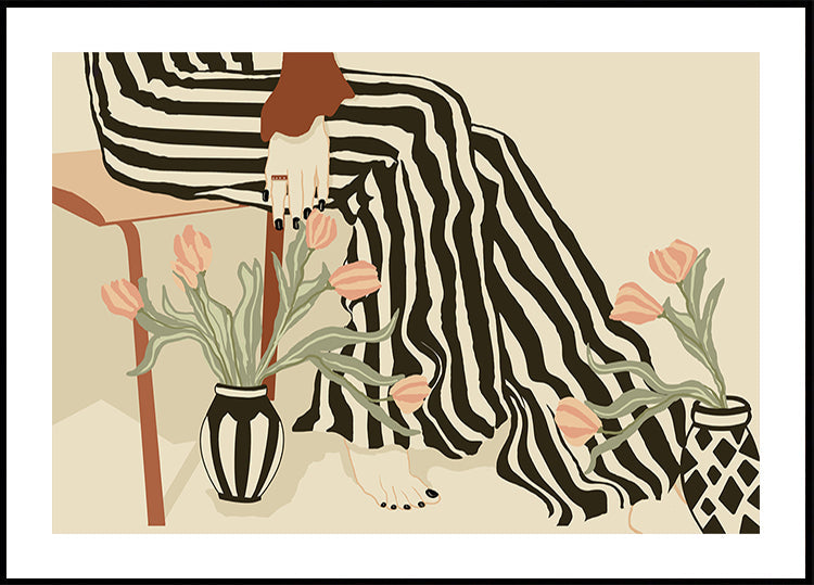 Tulips By My Feet Plakat