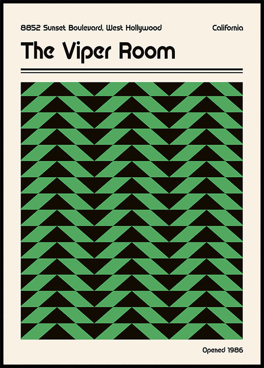 Viper Room Retro Plakat