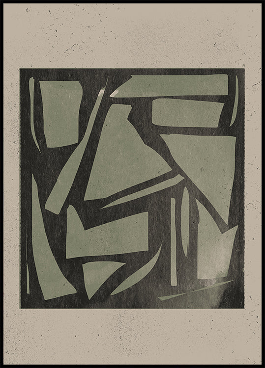 Abstract Fragments Plakat