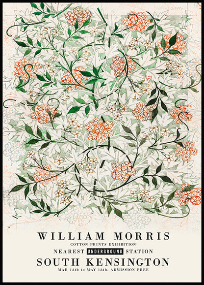 William Morris Jasmine Pattern Plakat