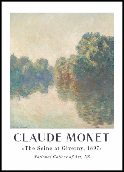 Claude Monet The Seine at Giverny Plakat