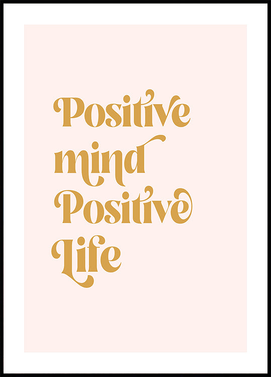 Positive Plakat