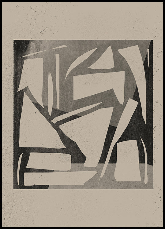 Geometric Shadows Plakat