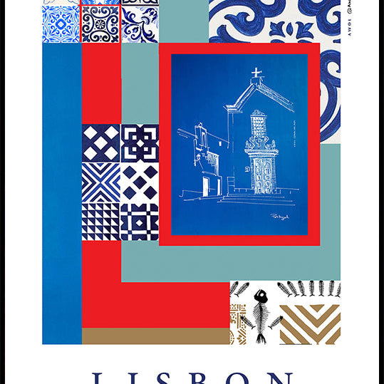 Lisbon Façades Plakat