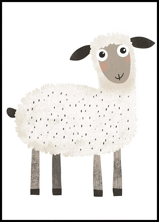 Smiling Sheep Plakat