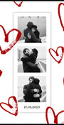 Couple Personalized Polaroid Photo Collage Plakat