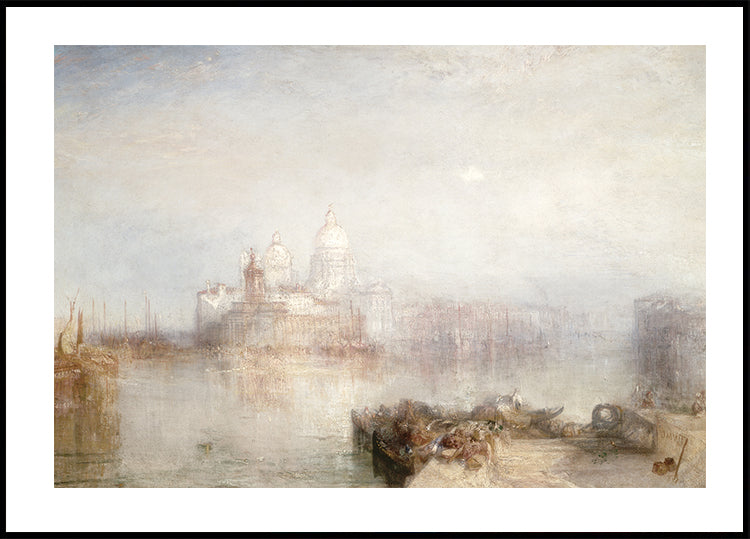 Dogana and Santa Maria By William Turner Plakat