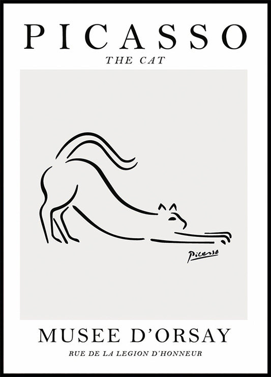 The Cat Picasso Plakat