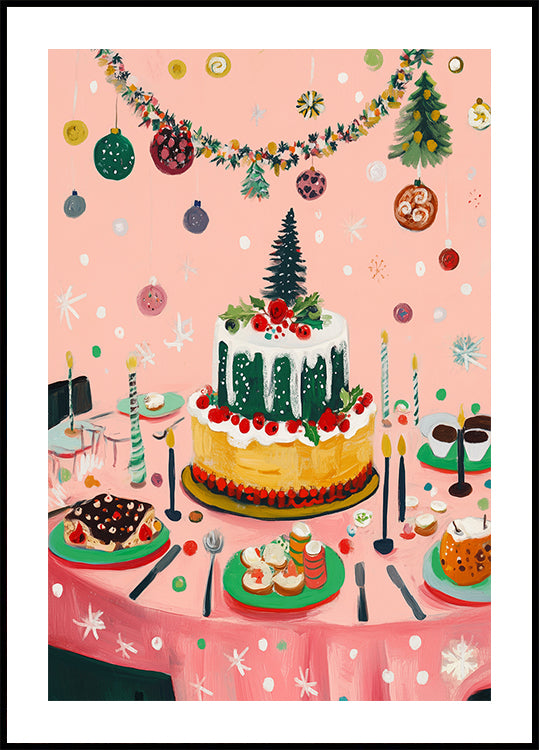 Christmasdinnerno01 Plakat