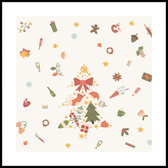 Noel decorations Plakat