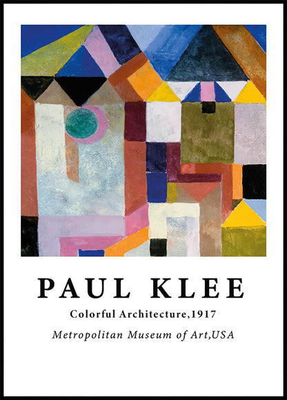 Colorful Architecture By Paul Klee