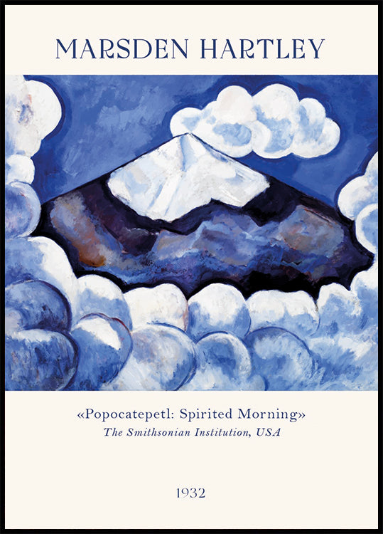 Popocatepetl, Spirited Morning, Marsden Hartley Plakat