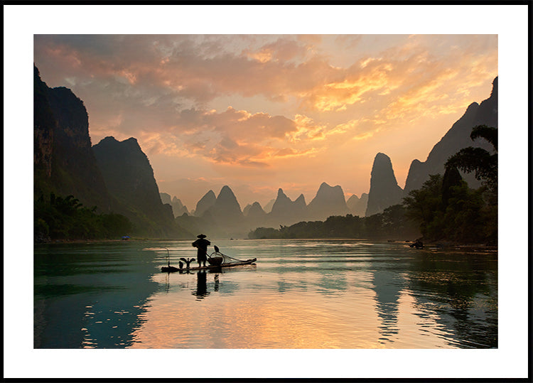 Golden Li River Plakat
