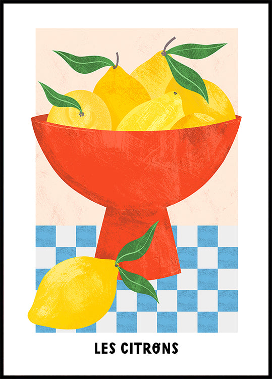 Les Citrons Plakat
