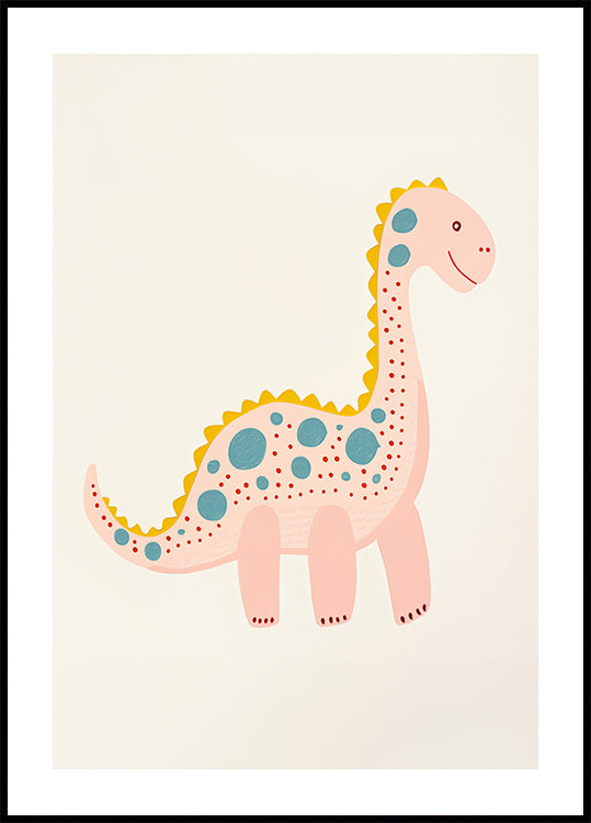 Happy Spotted Dino Plakat