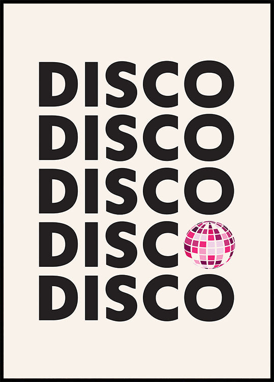 Disco Plakat