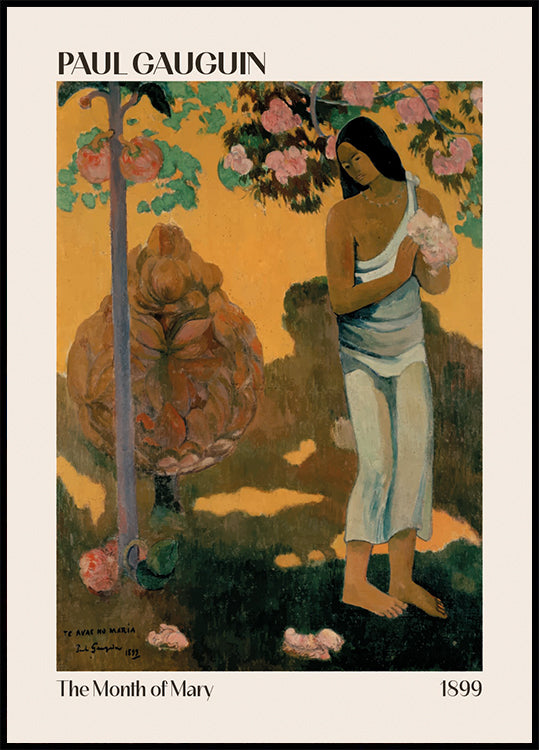 The Month of Mary, Paul Gauguin 1899 Plakat