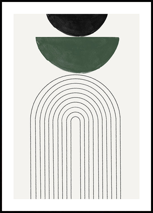Arched Geometry Plakat