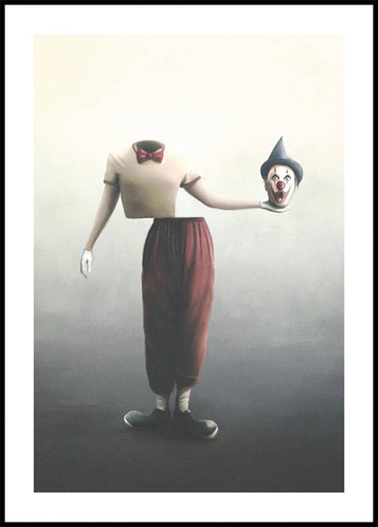 Surreal Headless Clown Plakat