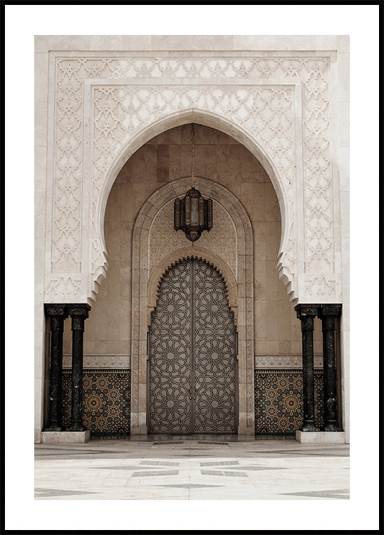 Door of the Hassan II Mosque, Casablanca  Plakat