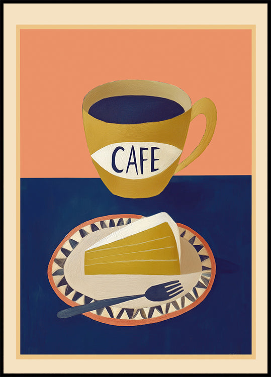 Coffee With Cake Plakat