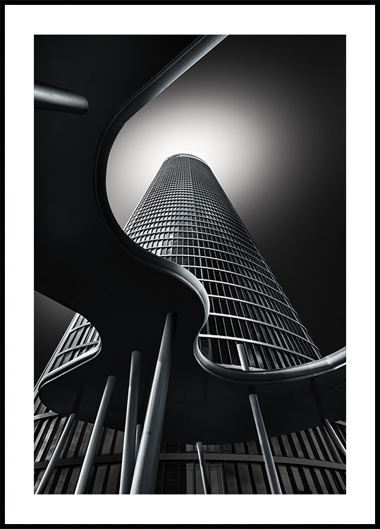 Waves, Columns &amp; Tower Plakat