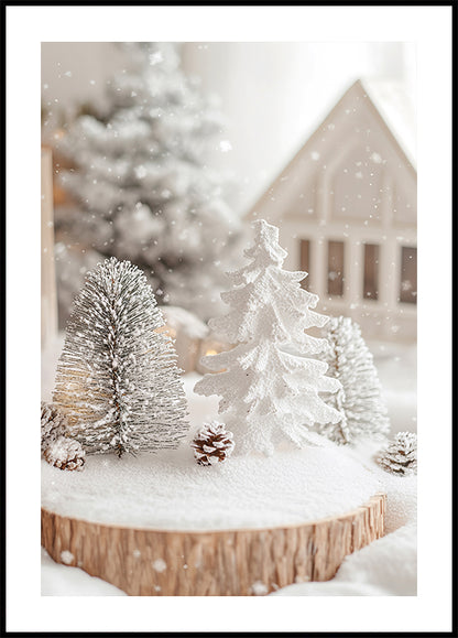 Christmas White Decorations №3 Plakat