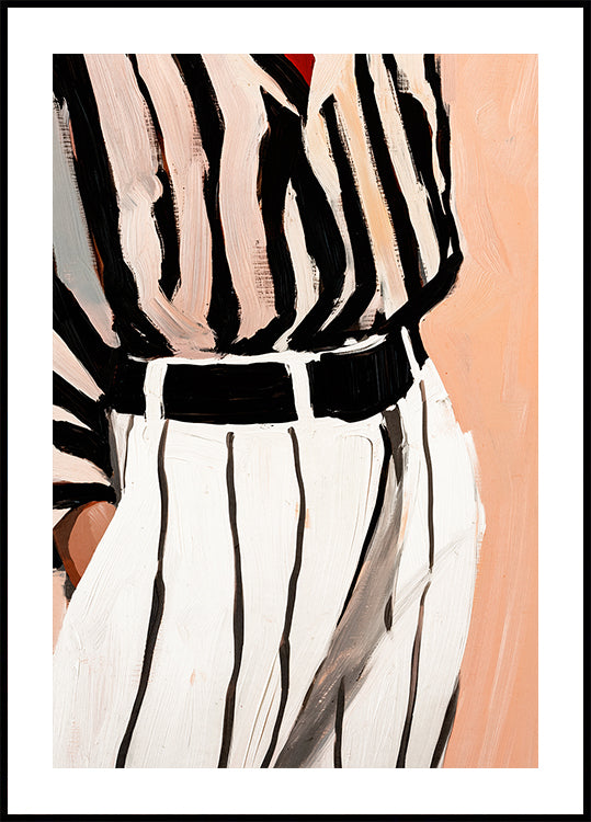 Stripe Elegance Plakat