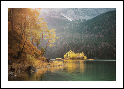 Autumn Morning by the Lake Plakat