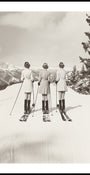 Vintage Glamour Skiers Plakat