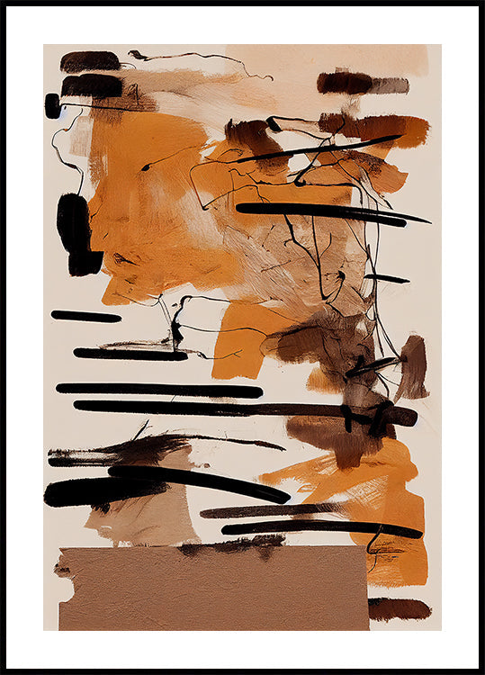 Earthy Strokes Plakat