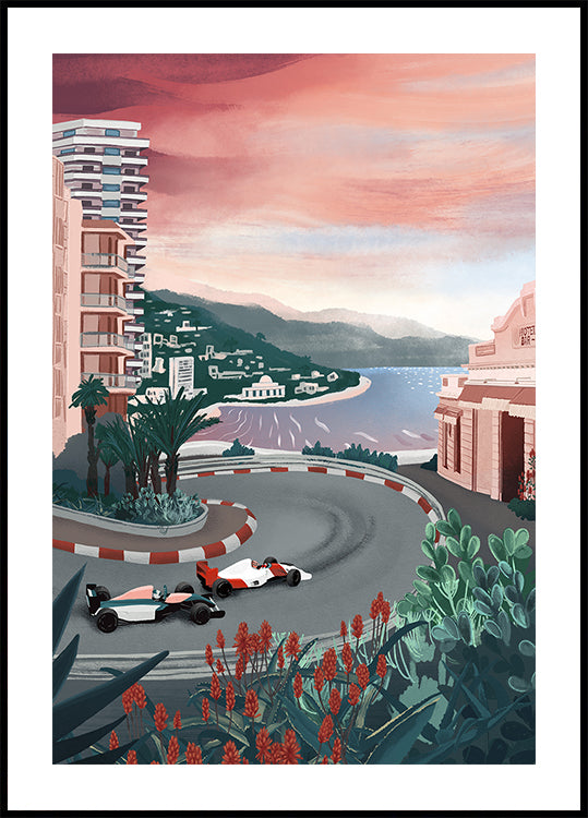 Monaco Circuit Plakat