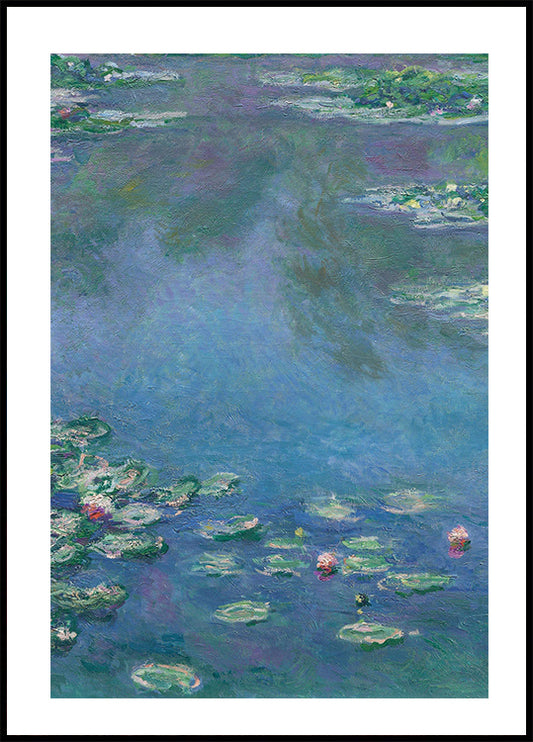 Water Lilies By Claude Monet Plakat