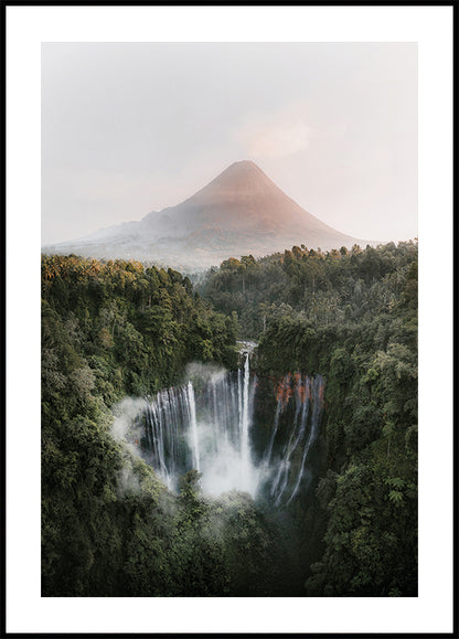 Tumpak Sewu Waterfalls Plakat