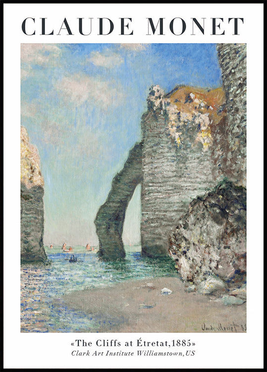 Claude Monet - The Cliffs at Étretat Plakat