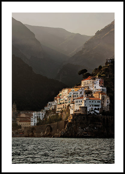 Sunset in Amalfi Plakat