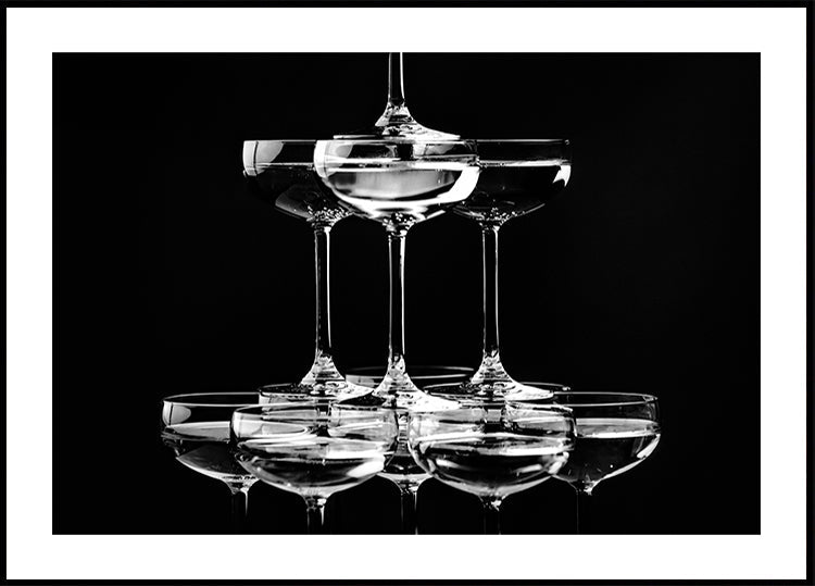 Champagne tower_10 Plakat
