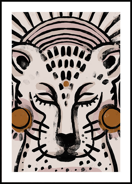 Leopard's Tranquility Plakat