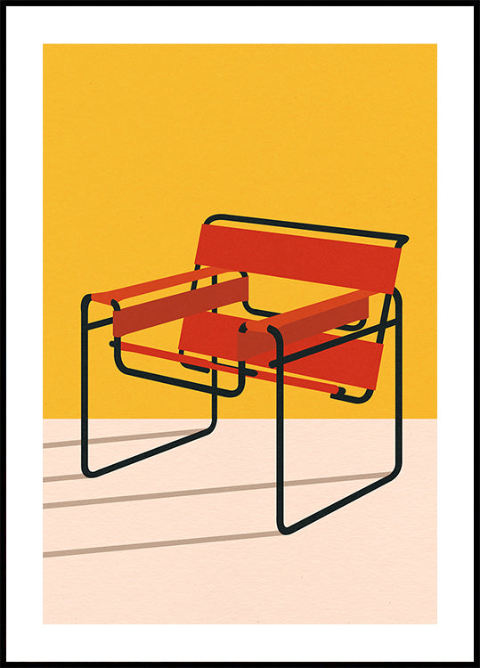 Wassily Chair Marcel Breuer Plakat