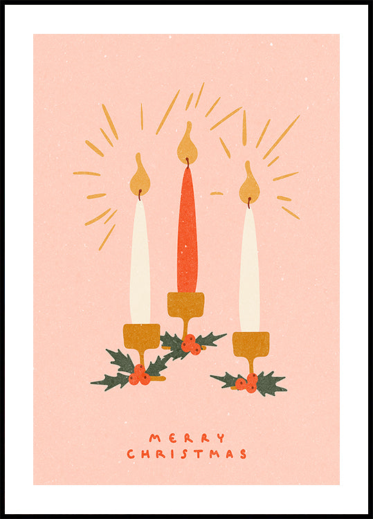 Christmas Candles Plakat