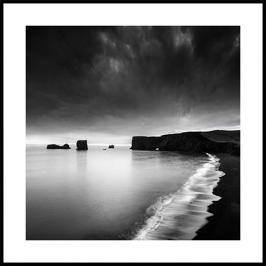 Lapping at the Shore of a Solitary Ocean Plakat