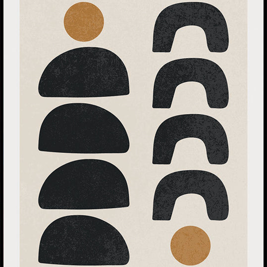 Abstract Forms 2, Minimal Geometric Plakat