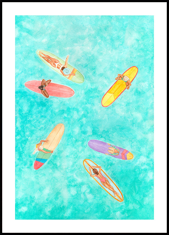 Friendships &amp; Waves Plakat