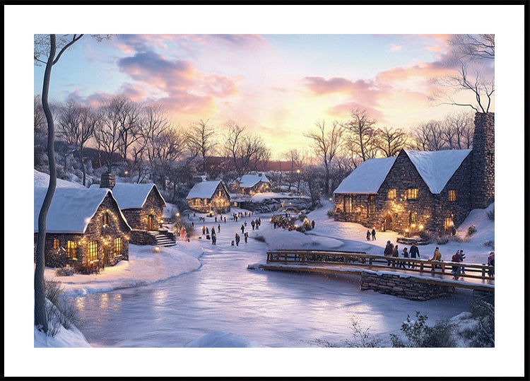 Pictufy Winter Village 2 Plakat