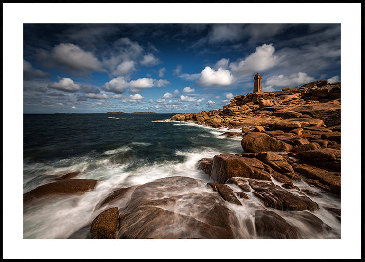 Le phare de Ploumanac'h Plakat