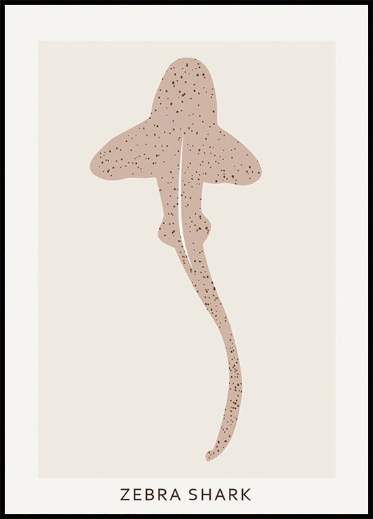 Zebra Shark Plakat