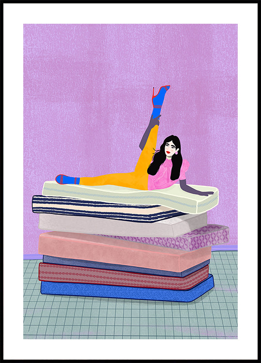 Raise your leg up to your head Plakat