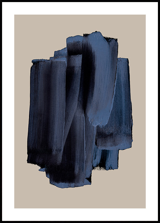 Abstract Brush Strokes 58 Plakat