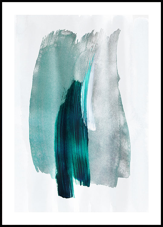 Abstract Brush Strokes 19 Plakat