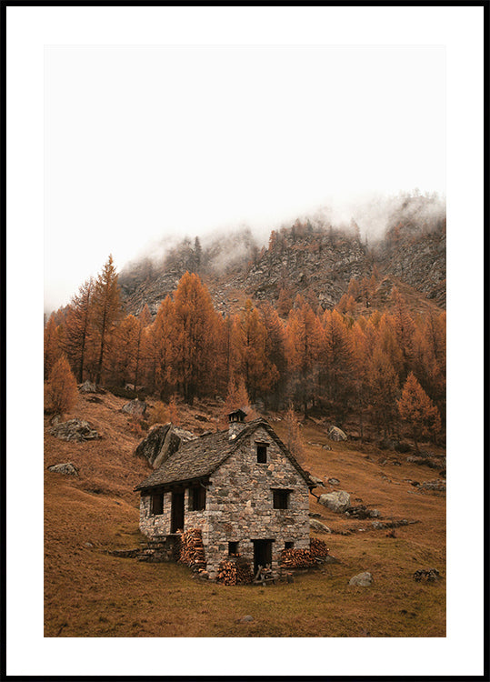 Autumnal Mountain Retreat Plakat